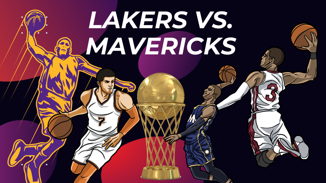 lakers vs mavericks poster